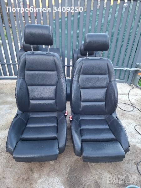 Електрически кожен салон Ауди А4 Б6, снимка 1