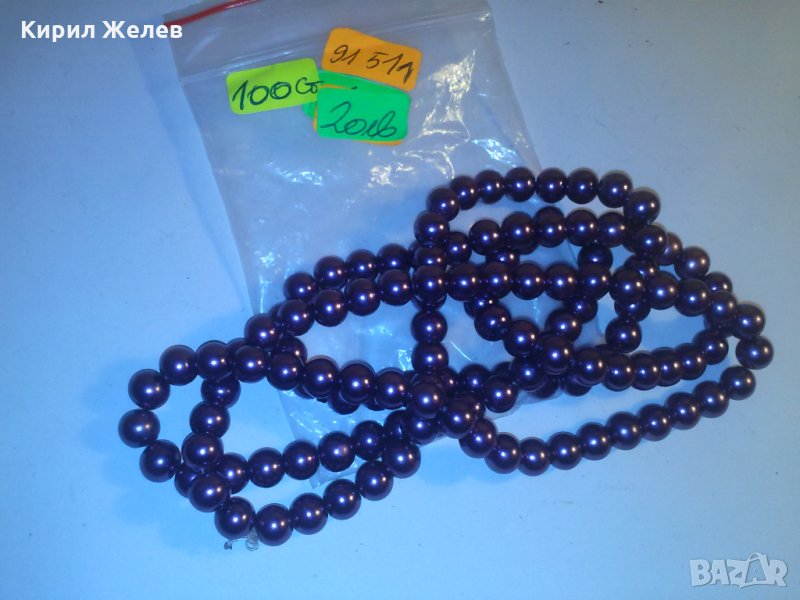 ЧЕРНИ ПЕРЛИ АРТ ГЕРДАН КОЛИЕ 91511, снимка 1