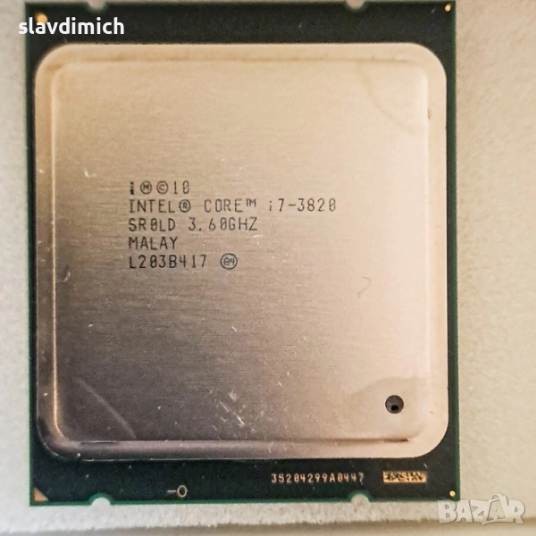 Процесор за компютър Intel i7-3820 3.8 Ghz Socket FCLGA2011, снимка 1