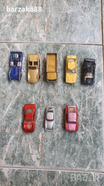 Стари играчки Колички 8 броя, снимка 1