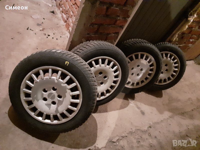 Зимни гуми Maloya Davos 185/65 R15 с джанти от Saab, снимка 1