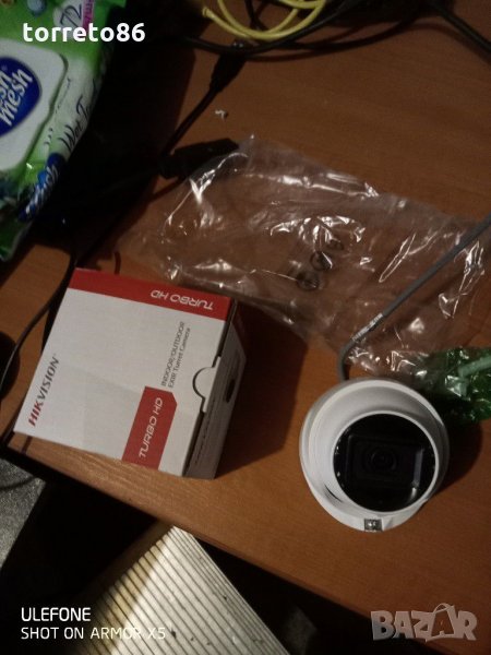 Продавам камери Hikvision ds-2ce76h0t-itmfs 2.8mm 5MP+микрофон AOC, снимка 1