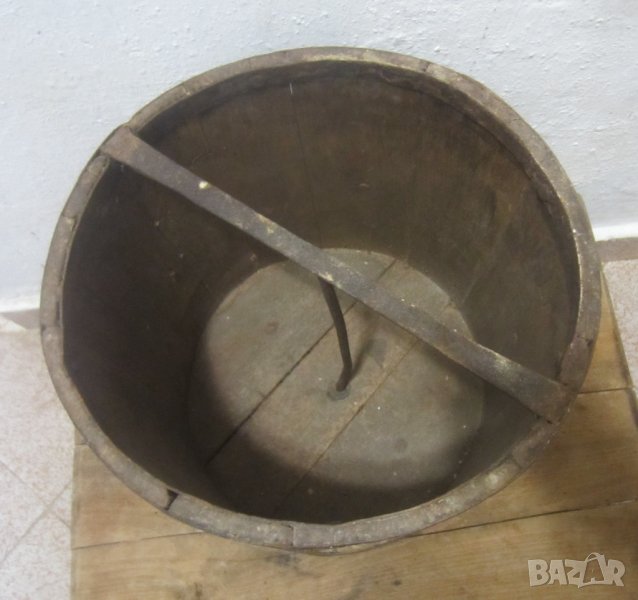 Крини, шиници: стар дървен съд, крина, шиник, мярка за обем, дървен съд, снимка 1