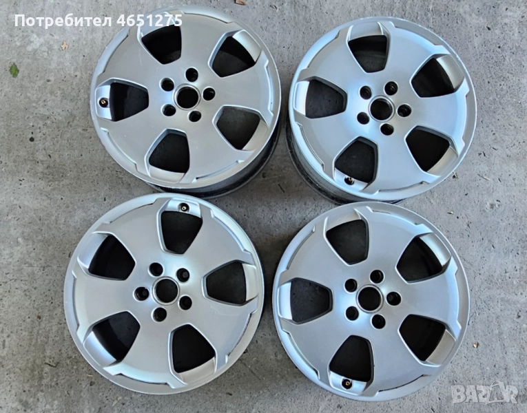 Оригинални немски алуминиеви джанти 17 цола за Ауди/Фолксваген/Шкода/Сеат, снимка 1