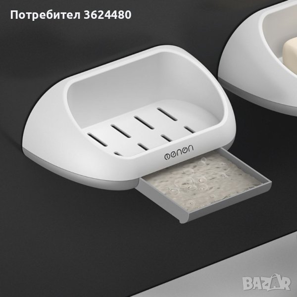 Лепяща сапунерка с тавичка , снимка 1