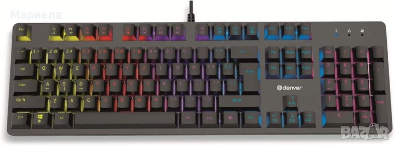 Геймърска клавиатура Denver GKK-330DE, снимка 1