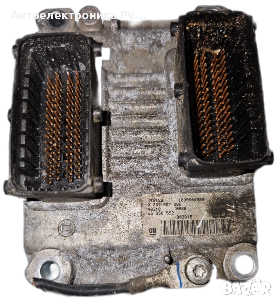 Компютър за OPEL CORSA C 1.2 12V ENGINE ECU ,0261207962 ,55350552 , снимка 1