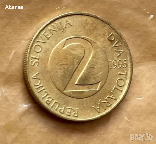 Монета Република Словения 1995г., снимка 1
