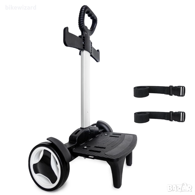 Количка с безшумни колела сгъваема ръчна количка за багаж , снимка 1