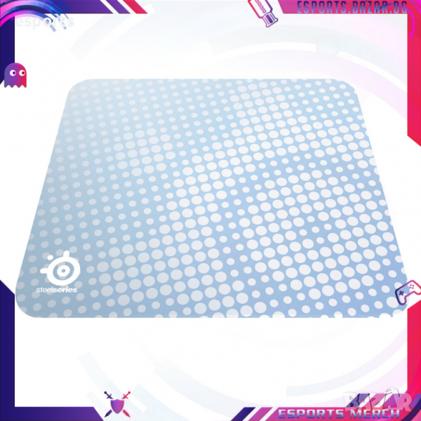 SteelSeries QCK+ Frost Blue мауспад подложка за мишка mousepad, снимка 1