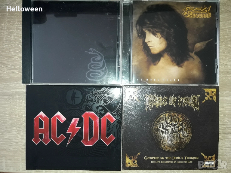 AC/DC,Metallica,Ozzy,Cradle of Filth,Napalm Death,Megadeth, снимка 1
