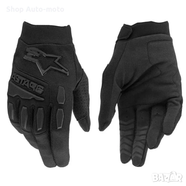 Мото ръкавици Automat 01 – Черни, Размери M, L, XL | За мотор, със защита и тъч скрийн, снимка 1
