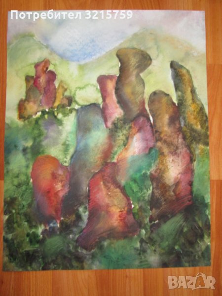 Картина акварел, Доротея Димчева, 47х37см.  , снимка 1