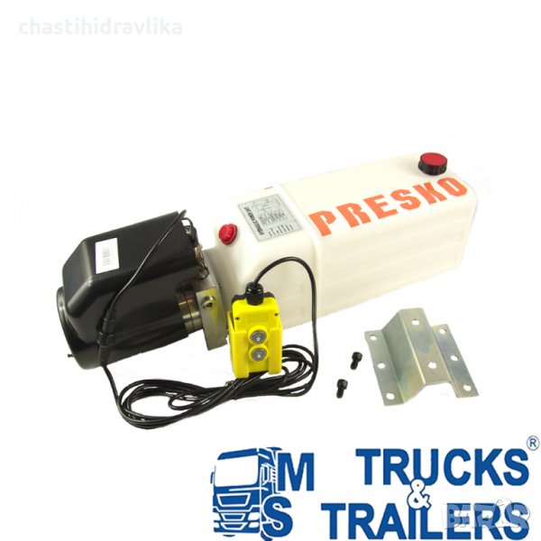 Електрическа хидравлична помпа 24V 2500W - ДВОЙНО ДЕЙСТВАЩА, снимка 1