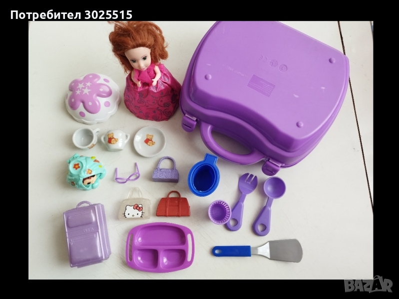 Детски куфар с кукла и аксесоари , снимка 1