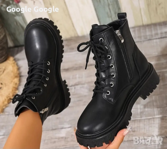 Дамски Дебели Платформени Ботуши 