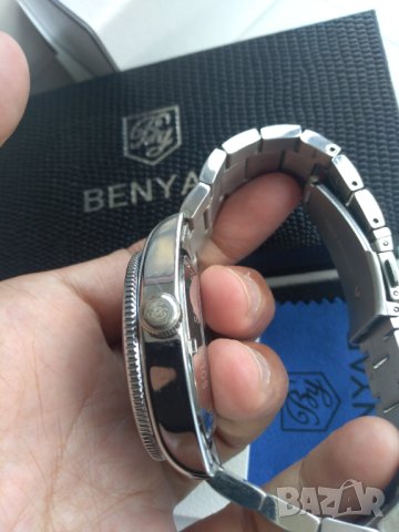 Benyar automatic с дизайн на Tudor Black Bay, снимка 4 - Мъжки - 42495748