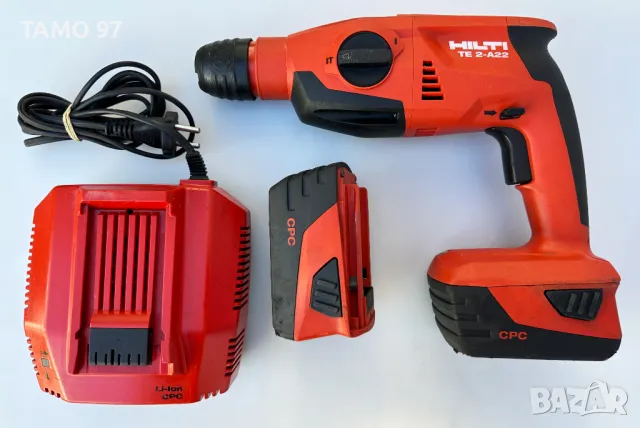Hilti TE 2-A22 - Акумулаторен перфоратор 2x22V 5.2Ah