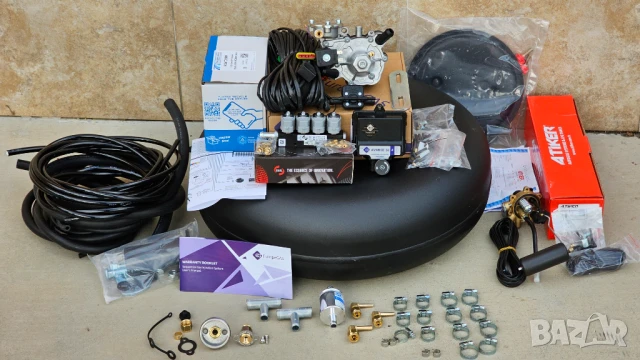 Нов! ГАЗОВ ИНЖЕКЦИОН С OBD Пълен Комплект 4цил. gazov injekcion 4