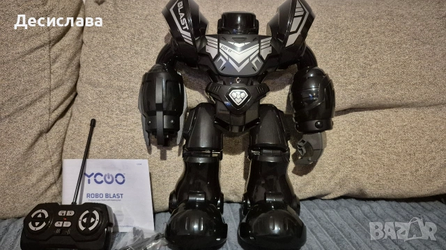 Робо бласт/ Robo blast Silverlit Черен робот, снимка 2 - Образователни игри - 53046414