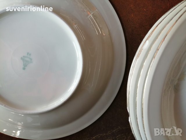 Стари чинии немски порцелан , снимка 8 - Чинии - 36961456