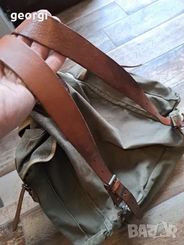 Стара немска брезентова раница   15/4, снимка 10 - Раници - 48974327