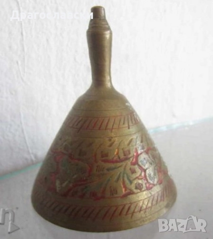 Ваджра – символ на несъкрушимата сила, камбана месинг метал бронз бронз, камбани, камбанки, снимка 10 - Други ценни предмети - 33341894