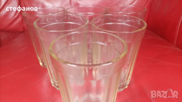 Руски дебелостенни стакани за чай, снимка 5 - Чаши - 50691184