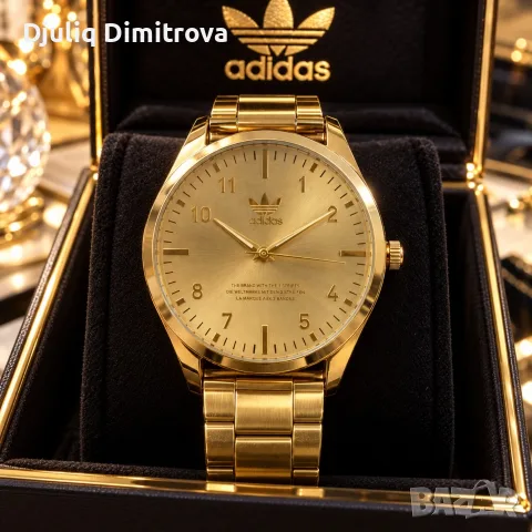 Adidas Classic – Златен часовник с метална гривна