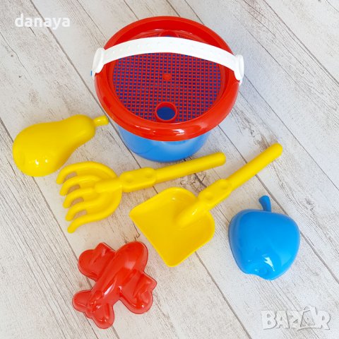 2925 Кофичка за пясък с лопатка търмък формички за пясък и сито, снимка 2 - Други - 37060911