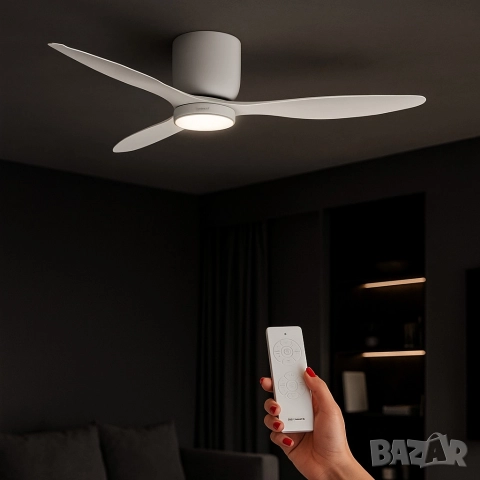 Вентилатор за таван с лампа 