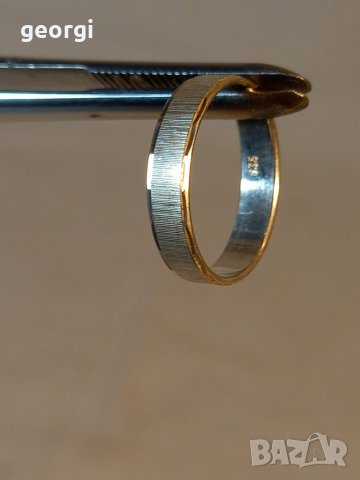 Сребърна халка, снимка 4 - Пръстени - 39294017