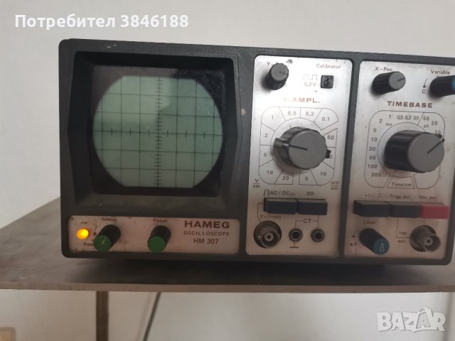 Осцилоскоп Hameg HM 307+Digital Clamp Meter DM-6014, снимка 1 - Друга електроника - 42365928