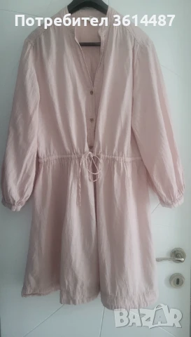 Рокля лен и памук