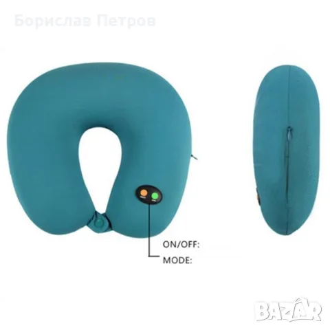 Масажна въглавница от мек дишащ материал / Размер: 30 х 30 х 10 см, снимка 7 - Масажори - 55778250
