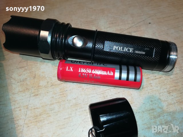 police led li-ion battery-germany-як фенер/прожектор, снимка 7 - Оборудване и аксесоари за оръжия - 30259509