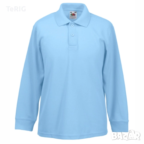 Детска поло тениска с яка дълъг ръкав, снимка 3 - Детски тениски и потници - 51453288