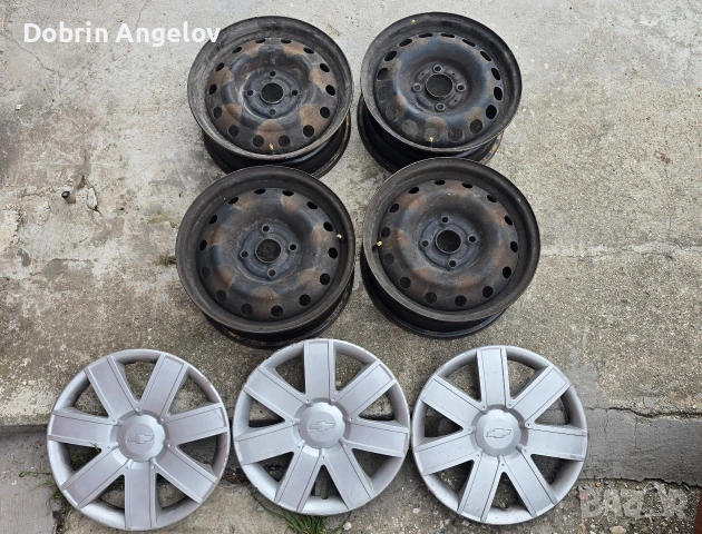 Джанти 15 цола за Chevrolet, Opel, Daewoo + тасове