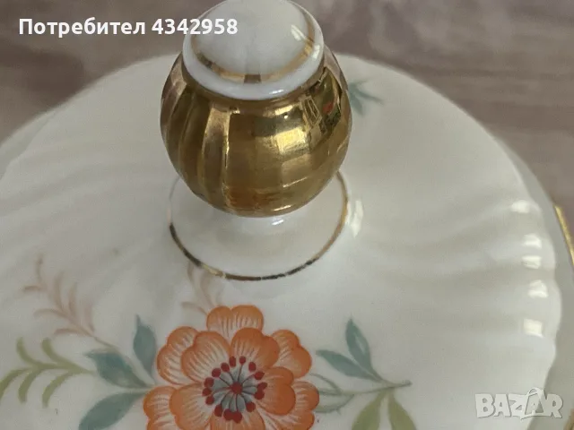 
🌸 Винтидж порцеланова захарница Seltmann Weiden – Германия, около 1924–1946 г., снимка 3 - Други ценни предмети - 55979486