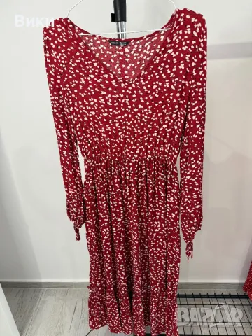 Дълга рокля в размер размер 38 - М, снимка 12 - Рокли - 48399816