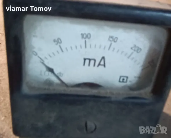 Амперметри  обхват 250мА, снимка 1