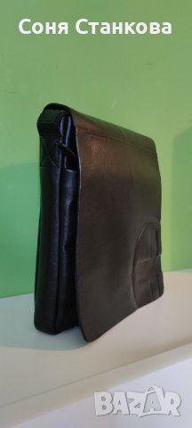 STRELLSON - Мъжки чанти за през рамо - естествена кожа, снимка 18 - Чанти - 42115030