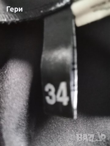 Черен дамски сатенен панталон Divided, снимка 3 - Панталони - 42593045