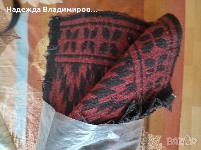 Вълнена килимена пътека-ретро, снимка 2 - Пътеки - 34217399