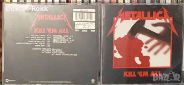 Metallica 1983 + 1986 CD - аудио дискове , снимка 3 - CD дискове - 53874657