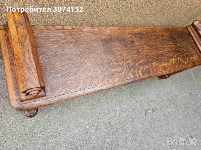 Масивна дъбова пейка, снимка 3 - Дивани и мека мебел - 52902827