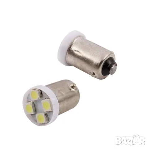 LED крушки BA9S 12V 2 броя за интериор