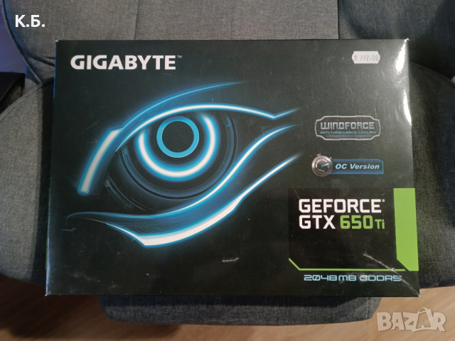 Видеокарта GIGABYTE GTX650Ti OC 2GB GPU