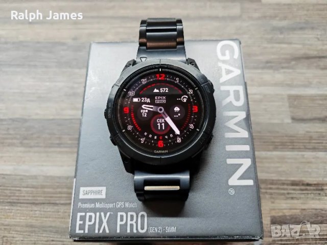 Бартер Отличен/Garmin Epix Pro Gen 2 51mm Sapphire Гаранция, снимка 2 - Смарт гривни - 49100661