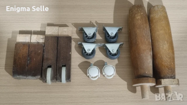 Лот от колелца и крачета за мебели 